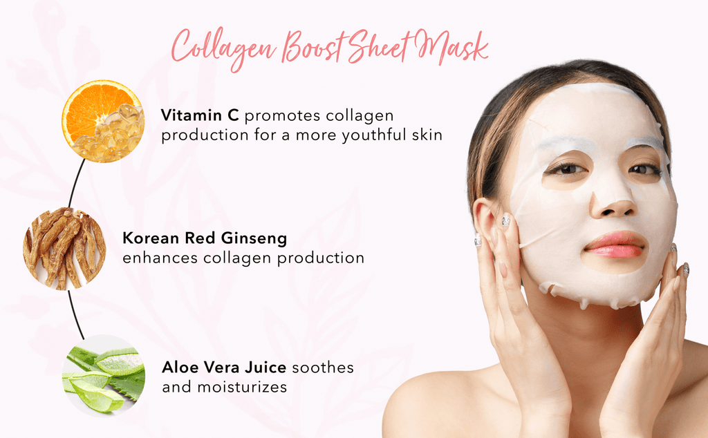100% Pure Collagen Boost Sheet Mask