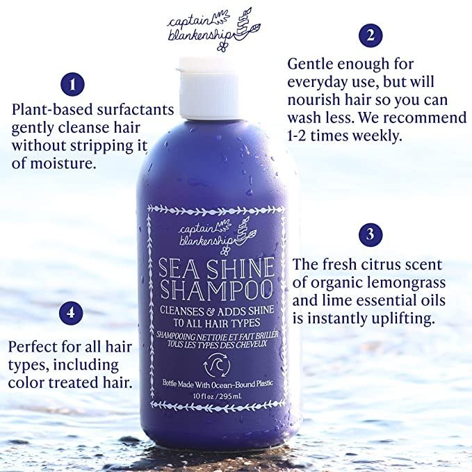 CAPTAIN BLANKENSHIP Sea Shine Shampoo with Aloe & Sea Minerals