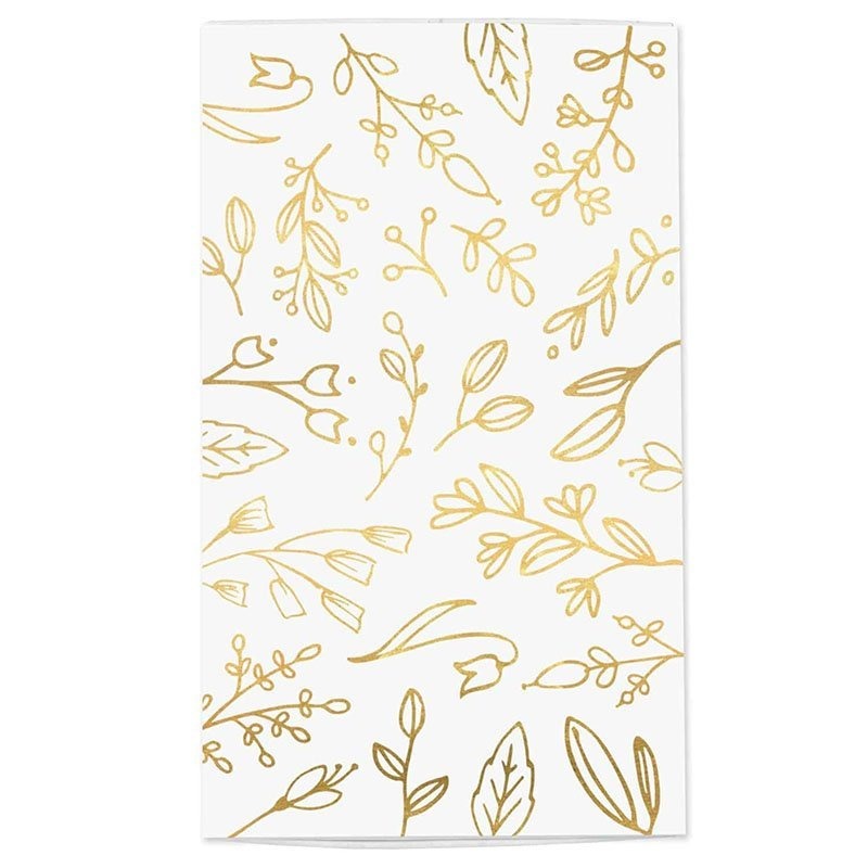 Frankie & Claude Fancy Matches: GOLD FLORAL MATCH BOX