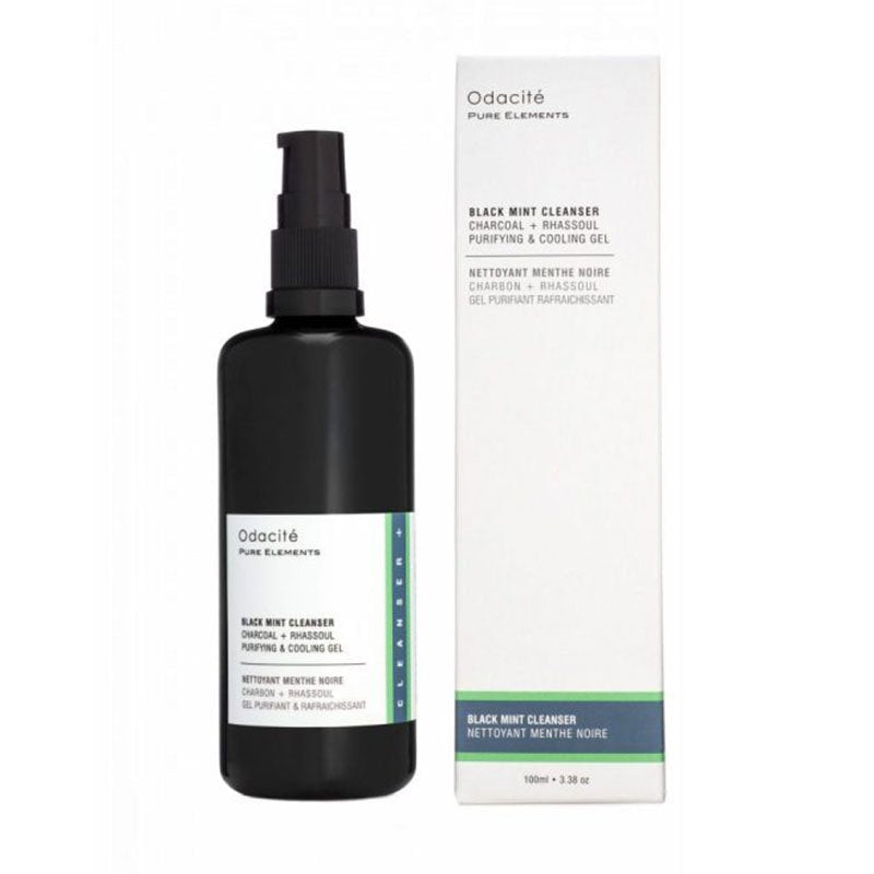 ODACITE Black Mint Cleanser Purifying & Cooling Gel